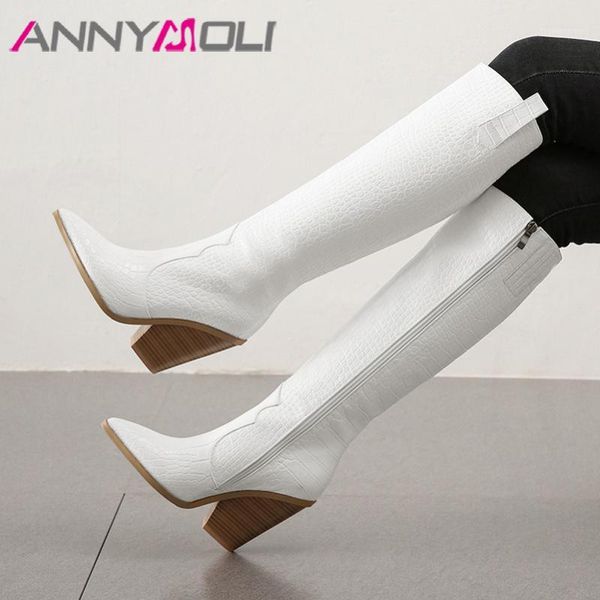 boots annymoli winter knee high women zipper strange style heel long quality pointed toe shoes lady plus size 461, Black
boots annymoli winter knee high women zipper strange style heel long quality pointed toe shoes lady plus size 461, Black