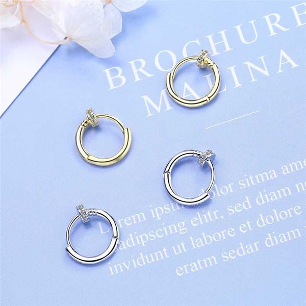 hoop & huggie 2021 gold silver color round earrings for women men party gift hip hop punk cubic zircon earring kolczyki, Golden;silver
hoop & huggie 2021 gold silver color round earrings for women men party gift hip hop punk cubic zircon earring kolczyki, Golden;silver