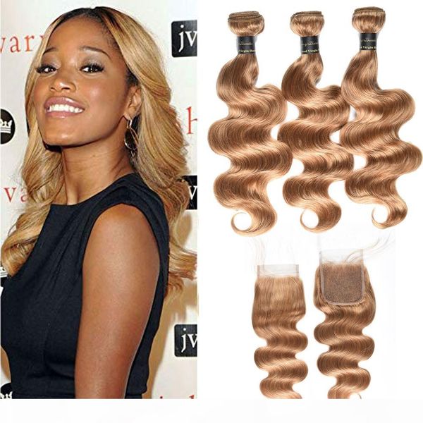 #27 honey blonde brazilian human hair bundles with lace closure brazilian virgin hair wefts with lace closure bleached knots body wave, Black;brown
#27 honey blonde brazilian human hair bundles with lace closure brazilian virgin hair wefts with lace closure bleached knots body wave, Black;brown