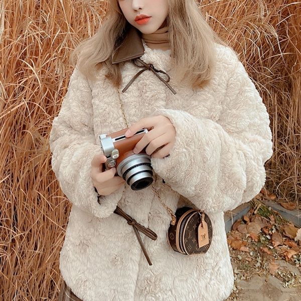 2021 new sweet faux fur coat winter warm patchwork coats and jackets high street japanese style kawaii overcoat women te0o, Black
2021 new sweet faux fur coat winter warm patchwork coats and jackets high street japanese style kawaii overcoat women te0o, Black