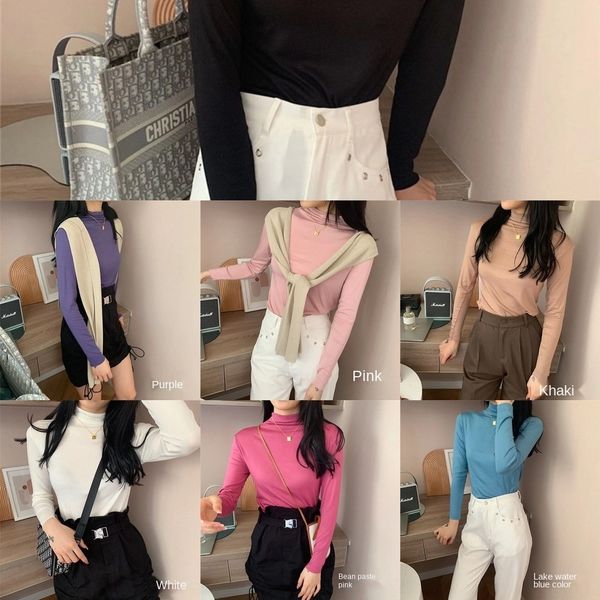 mglrc 20 color natural pure sqvfw bottoming for high autumn 2020 thin coathalf women's neck elastic thin kapok, White
mglrc 20 color natural pure sqvfw bottoming for high autumn 2020 thin coathalf women's neck elastic thin kapok, White