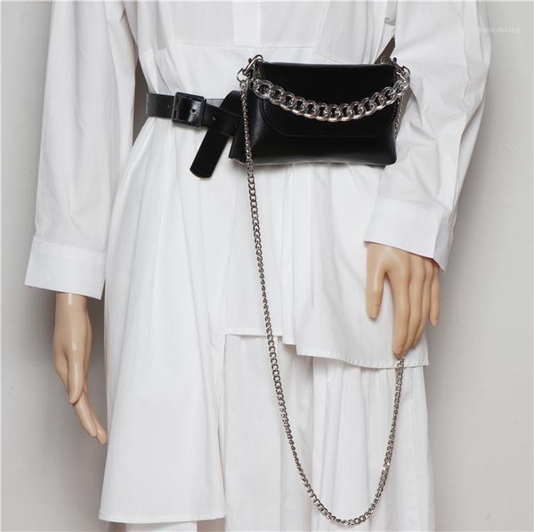 wide chain handbag women black pu leather waist packs with phone bag female chic mini crossbody messenger bag travel fanny pack1
wide chain handbag women black pu leather waist packs with phone bag female chic mini crossbody messenger bag travel fanny pack1