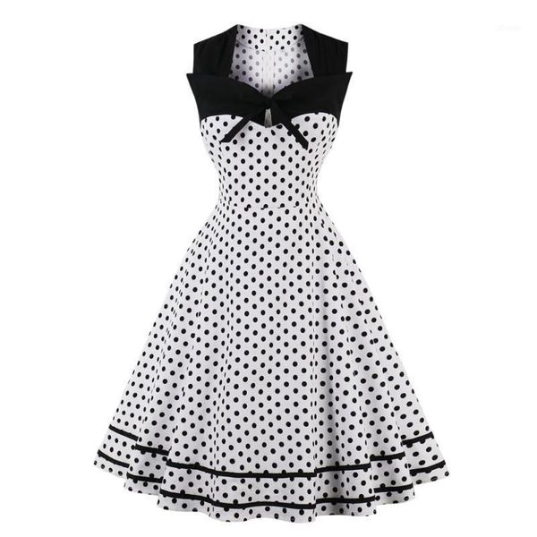 casual dresses polka dot women retro dress female sleeveless 1950s 60s robe vintage pin up rockabilly party plus size 4xl vestidos1, Black;gray
casual dresses polka dot women retro dress female sleeveless 1950s 60s robe vintage pin up rockabilly party plus size 4xl vestidos1, Black;gray