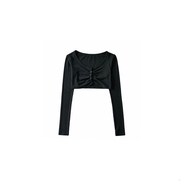 2021 new all-female solid streetwear with cotton thread t casual thin shirt short fashion high elasticity corset crop r049, White
2021 new all-female solid streetwear with cotton thread t casual thin shirt short fashion high elasticity corset crop r049, White