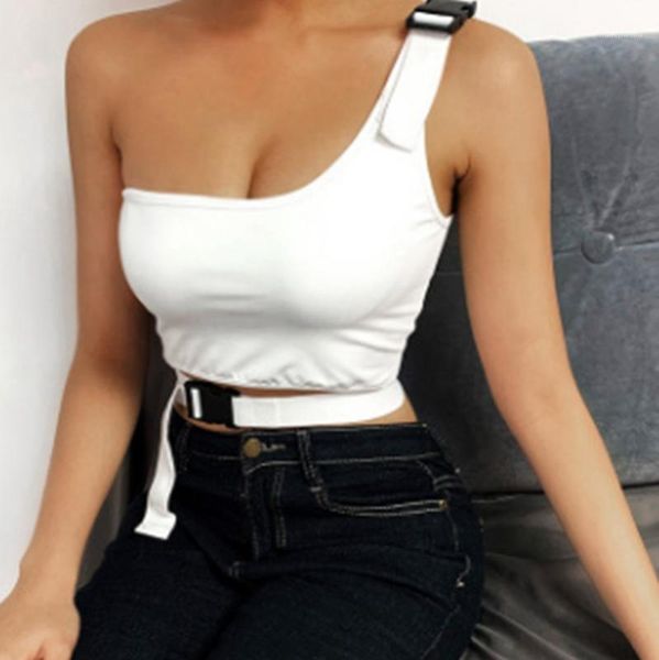 yoga outfits women's fashion schoolbag buckle camisole one shoulder short style exposed navel vest1, White;red
yoga outfits women's fashion schoolbag buckle camisole one shoulder short style exposed navel vest1, White;red