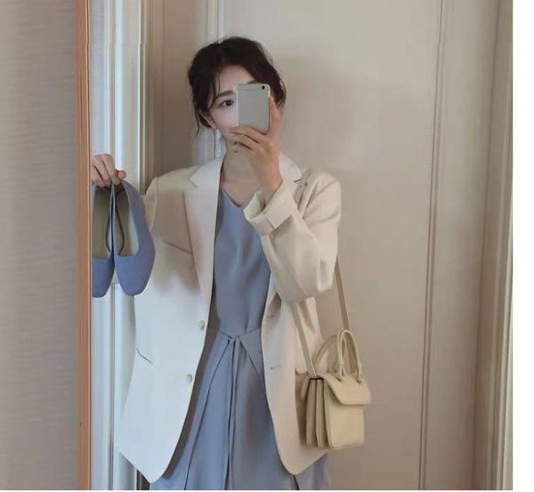 2021 spring and autumn winter with new style fashion long sleeve women's western-style clothes coat@432, White;black
2021 spring and autumn winter with new style fashion long sleeve women's western-style clothes coat@432, White;black