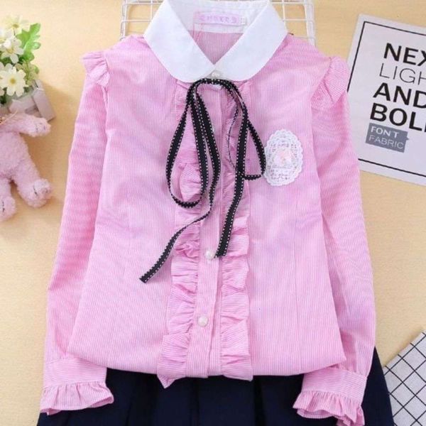 foreign sle girls' little girl long sve 2020 spring new princs korean inch children's shirtola0, White;black
foreign sle girls' little girl long sve 2020 spring new princs korean inch children's shirtola0, White;black