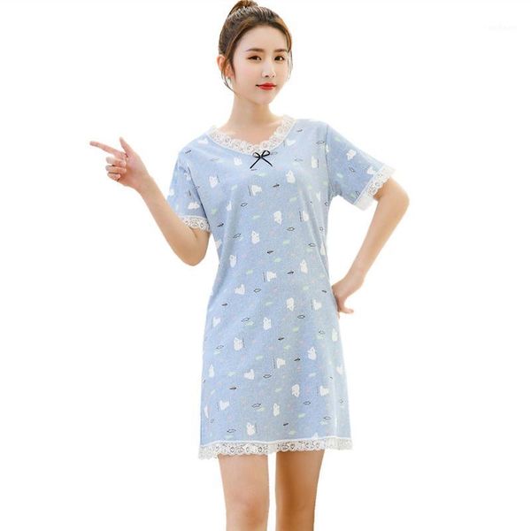 2018 summer sleep lounge women sleepwear cotton nightgowns cartoon indoor clothing home dress nightdress ad2121, Black;red
2018 summer sleep lounge women sleepwear cotton nightgowns cartoon indoor clothing home dress nightdress ad2121, Black;red