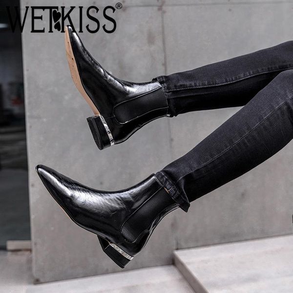 wetkiss low heels women boots square toe rubber elastic band footwear leather female boot casual shoes woman 2020 autumn black
wetkiss low heels women boots square toe rubber elastic band footwear leather female boot casual shoes woman 2020 autumn black