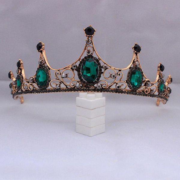 baroque bridal headpieces vintage crystal wedding hair accessories retro jewelry green black crown gold tiara headband hairband, Golden;silver
baroque bridal headpieces vintage crystal wedding hair accessories retro jewelry green black crown gold tiara headband hairband, Golden;silver