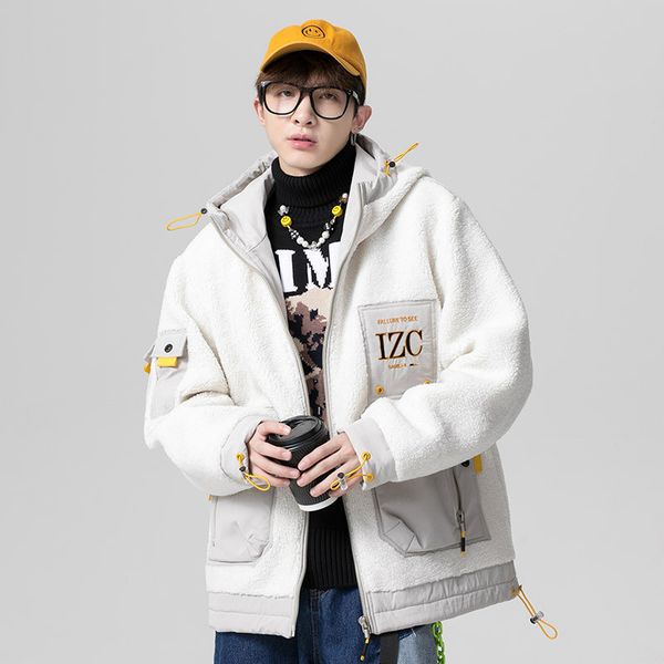 2020 pockets lamb several wool jackets thick winter men oversized hoodie college streetwear fashion jacket id9d, Black;brown
2020 pockets lamb several wool jackets thick winter men oversized hoodie college streetwear fashion jacket id9d, Black;brown