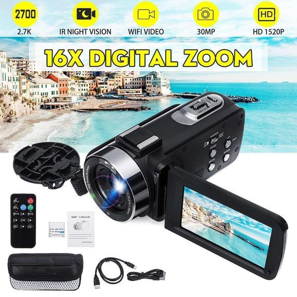 2.7k hd wifi video camcorder 30mp 16x digital zoom 3 inch lcd touch screen ir night vision vlogging recorder digital camera1
2.7k hd wifi video camcorder 30mp 16x digital zoom 3 inch lcd touch screen ir night vision vlogging recorder digital camera1