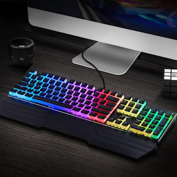 havit keycaps pbt pudding keycap set double sbacklit with puller for diy cherry mx mechanical keyboard, black & white
havit keycaps pbt pudding keycap set double sbacklit with puller for diy cherry mx mechanical keyboard, black & white