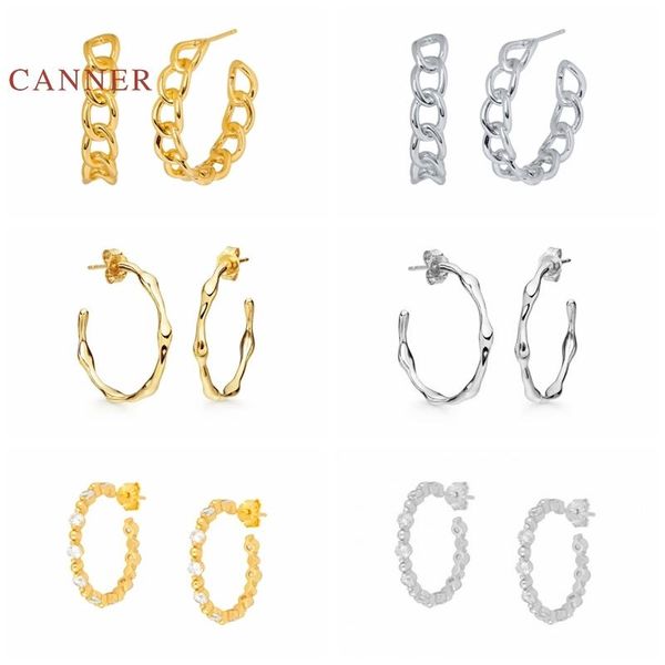 stud canner earrings for women 925 sterling silver pendientes twist hollow irregular chain piercing earring fine jewelry joyero, Golden;silver
stud canner earrings for women 925 sterling silver pendientes twist hollow irregular chain piercing earring fine jewelry joyero, Golden;silver