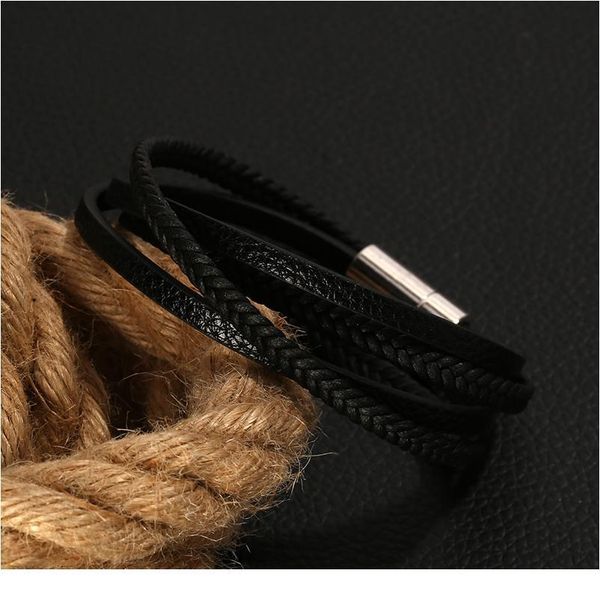 junwei fashion men's double-layer braided rope magnetic buckle bracelet jewelry gifts for men junwei qyleck
junwei fashion men's double-layer braided rope magnetic buckle bracelet jewelry gifts for men junwei qyleck