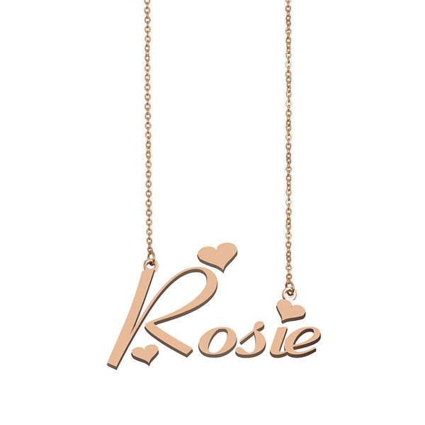 rosie name necklace custom nameplate pendant for women girls birthday gift kids friends jewelry 18k gold plated stainless steel, Silver
rosie name necklace custom nameplate pendant for women girls birthday gift kids friends jewelry 18k gold plated stainless steel, Silver