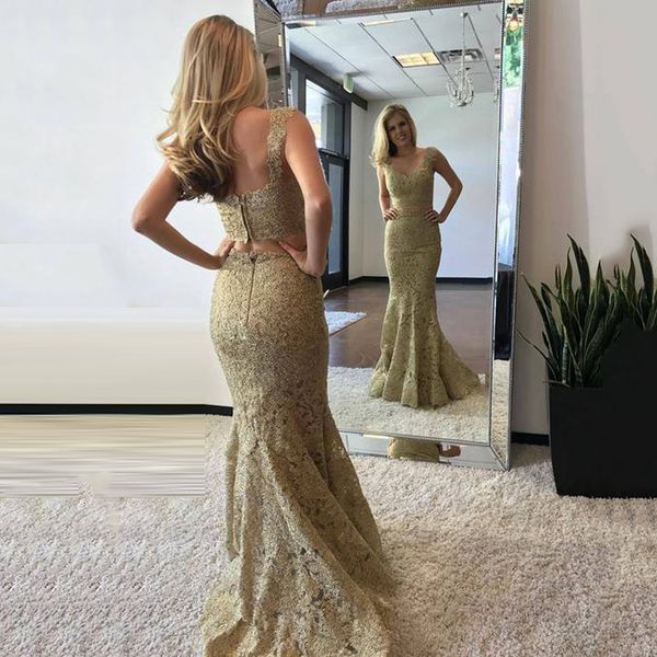 gold lace two pieces fitted mermaid prom dresses backless robe fete v neck thin straps golden lace evening dresses lace formal party gowns, Black;red
gold lace two pieces fitted mermaid prom dresses backless robe fete v neck thin straps golden lace evening dresses lace formal party gowns, Black;red