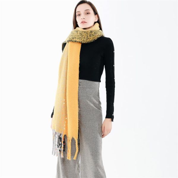 european and american fashion autumn and winter new soft pure colored long coarse tassels warm cashmere scarf shawl, Blue;gray
european and american fashion autumn and winter new soft pure colored long coarse tassels warm cashmere scarf shawl, Blue;gray