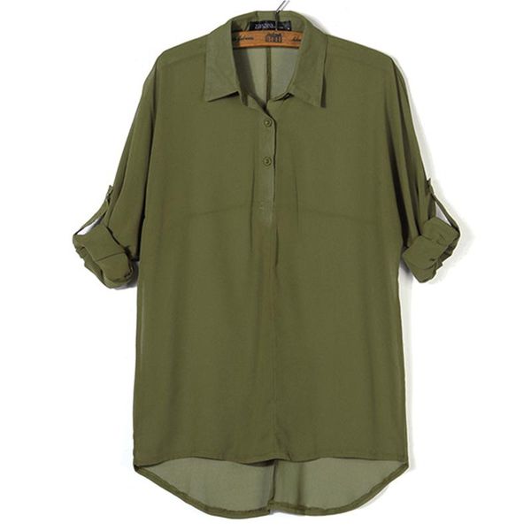 s-4xl women blouse autumn casual pullover shirt female solid adjustable sleeve blouses for ladies casual shirt blouse femme, White
s-4xl women blouse autumn casual pullover shirt female solid adjustable sleeve blouses for ladies casual shirt blouse femme, White