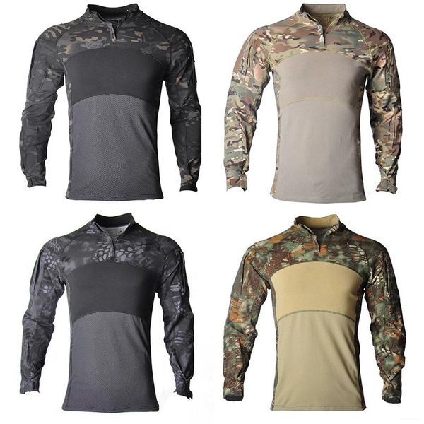 hunting sets men's camouflage tactical shirts outdoor hiking us army combat uniform shirt cargo multicam paintball clothes, Camo
hunting sets men's camouflage tactical shirts outdoor hiking us army combat uniform shirt cargo multicam paintball clothes, Camo