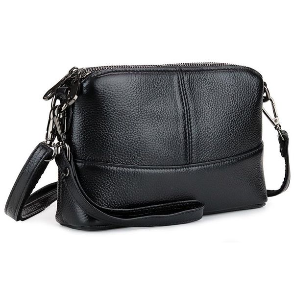 luxury women's bag soft 100% genuine leather ladies shoulder messenger bag designer multi-layer double zipper
luxury women's bag soft 100% genuine leather ladies shoulder messenger bag designer multi-layer double zipper