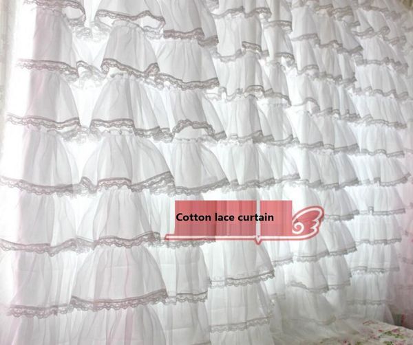 multi-layer lace curtain for girl's bedroom princess style elegant white curtain with flouncing cake lace cotton sheer curtains
multi-layer lace curtain for girl's bedroom princess style elegant white curtain with flouncing cake lace cotton sheer curtains