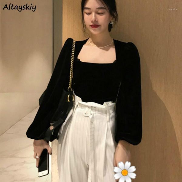 women's blouses & shirts women black velour spring arrival puff long sleeve elegant female retro fashion stylish comfortable breathabl, White
women's blouses & shirts women black velour spring arrival puff long sleeve elegant female retro fashion stylish comfortable breathabl, White