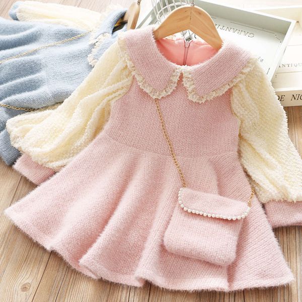 girl's autumn winter sweet and lovely princs drs 2020 bright silk ferret veet stitching children's skirt send bag 980, Red;yellow
girl's autumn winter sweet and lovely princs drs 2020 bright silk ferret veet stitching children's skirt send bag 980, Red;yellow