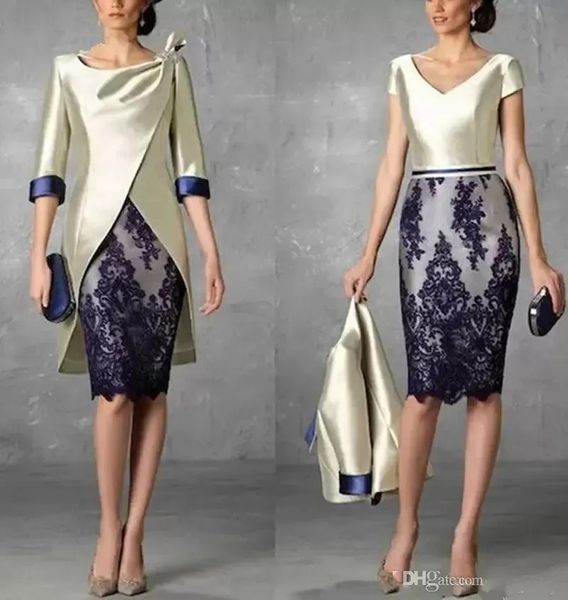 waishidress two pieces short mother of the bride dresses 1/2 sleeves lace mother of the groom dresses sheath evening gowns pro232, Black;red
waishidress two pieces short mother of the bride dresses 1/2 sleeves lace mother of the groom dresses sheath evening gowns pro232, Black;red