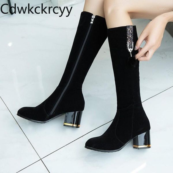 winter the new fashion round head suede thick heel 7cm knight boots black sequin plus velvet keep warm high heel women boots1
winter the new fashion round head suede thick heel 7cm knight boots black sequin plus velvet keep warm high heel women boots1