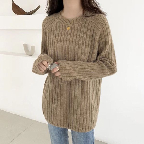 2020 new spring and autumn pullover pullover sweater for women's loose bottomed t-shirt with lazy style and versatile early autumn y, White;black
2020 new spring and autumn pullover pullover sweater for women's loose bottomed t-shirt with lazy style and versatile early autumn y, White;black