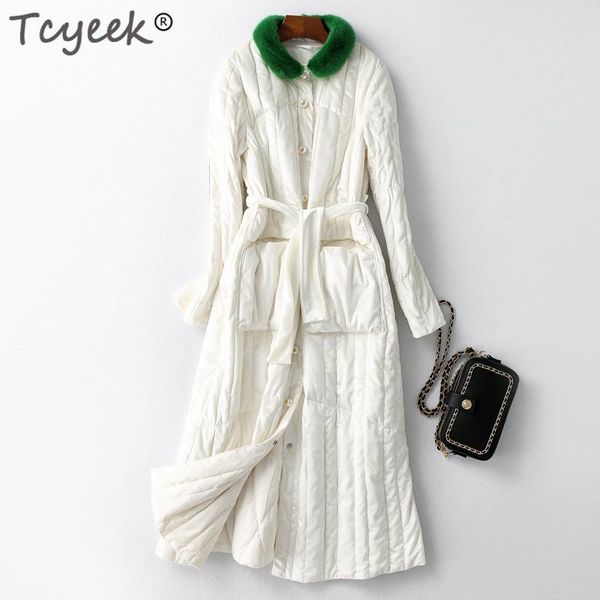 tcyeek real collar duck down coat female winter clothes 2020 korean xlong warm white duck down jacket parka hiver 18072, Black
tcyeek real collar duck down coat female winter clothes 2020 korean xlong warm white duck down jacket parka hiver 18072, Black