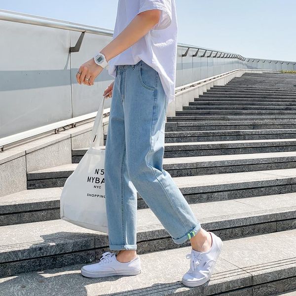 men's pants ins father pants men's fashion national fashion zipper straight tube wide leg jeans, Blue
men's pants ins father pants men's fashion national fashion zipper straight tube wide leg jeans, Blue