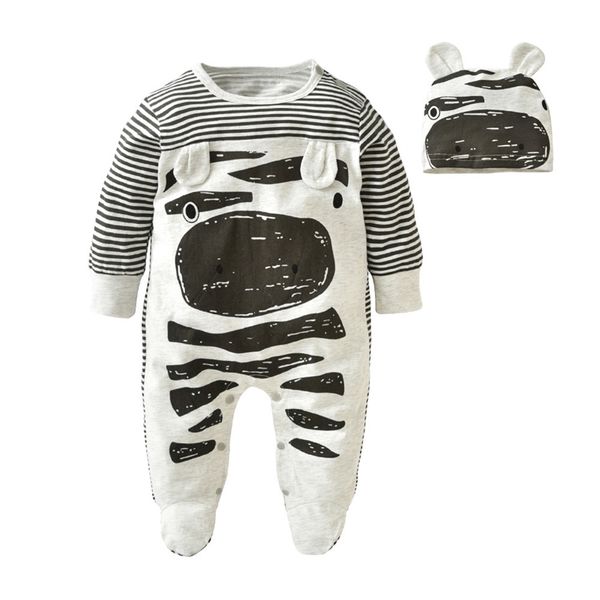 autumn fashion baby clothing set baby boy zebra gray cotton long-sleeved rompers+hat newborn toddlers baby girls clothes lj201223, White
autumn fashion baby clothing set baby boy zebra gray cotton long-sleeved rompers+hat newborn toddlers baby girls clothes lj201223, White