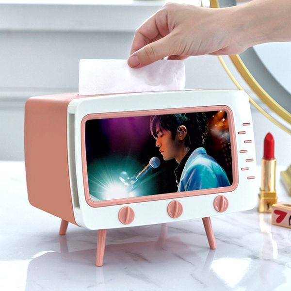 multifunction kitchen holder stand plastic retro tv car tissue box with phone built-in roll paper boxes napkin organizer
multifunction kitchen holder stand plastic retro tv car tissue box with phone built-in roll paper boxes napkin organizer