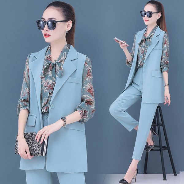 casual fashion suit women's autumn dress 2020 new vest shirtshirt shirtstyle young chiffon shirt 2-piece setvest 3-piece set ftltw, Gray
casual fashion suit women's autumn dress 2020 new vest shirtshirt shirtstyle young chiffon shirt 2-piece setvest 3-piece set ftltw, Gray