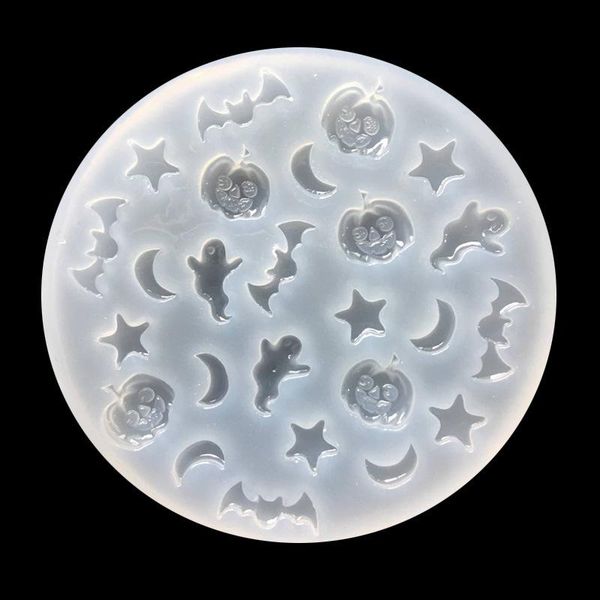 assorted halloween silicone mold mini pumpkin ghost bat star moon kawaii decoden mold tiny soft clear mould jewelry making bbyadt bdehome, Black
assorted halloween silicone mold mini pumpkin ghost bat star moon kawaii decoden mold tiny soft clear mould jewelry making bbyadt bdehome, Black