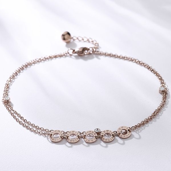 new korean women's titanium steel round roman numeral double deck new korean women's titanium steel round roman numeral double bra, Golden;silver
new korean women's titanium steel round roman numeral double deck new korean women's titanium steel round roman numeral double bra, Golden;silver