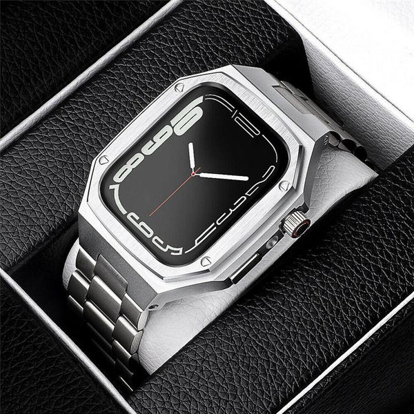 for apple watch series 7 6 5 4 se luxury premium stainless steel protective case band strap cover iwatch 44mm 45mm 40mm 41mm
for apple watch series 7 6 5 4 se luxury premium stainless steel protective case band strap cover iwatch 44mm 45mm 40mm 41mm