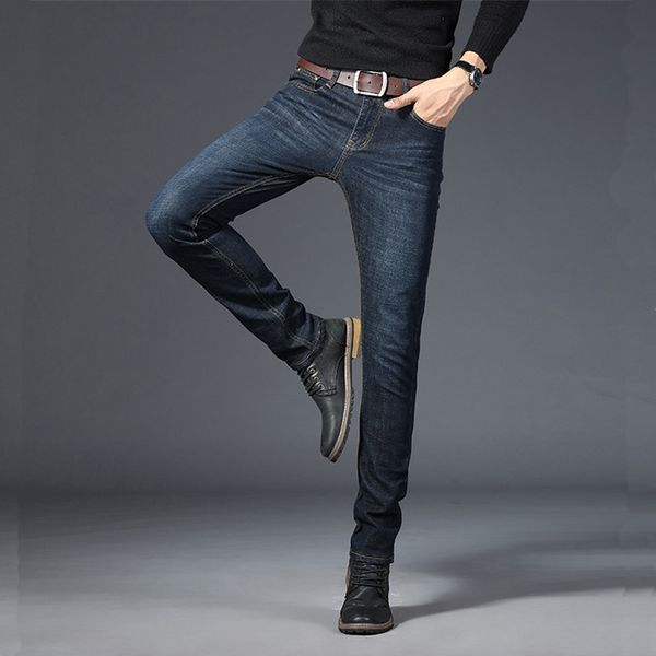 binhiiro autumn men's jeans solid color micro-elastic classic jeans men straight slim fashion denim trousers male new k009 lj200903, Blue
binhiiro autumn men's jeans solid color micro-elastic classic jeans men straight slim fashion denim trousers male new k009 lj200903, Blue