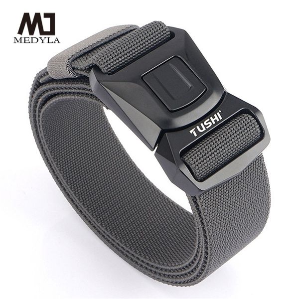 medyla elastic tactical belt high strength fiber metal buckle sports adjustable length outdoor accessories 220304, Black;brown
medyla elastic tactical belt high strength fiber metal buckle sports adjustable length outdoor accessories 220304, Black;brown