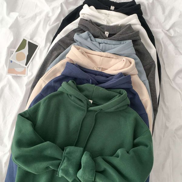 velvet thickened hooded sweatshirt women casual solid long sleeve loose pullover female harajuku green blue autumn hoodies
velvet thickened hooded sweatshirt women casual solid long sleeve loose pullover female harajuku green blue autumn hoodies