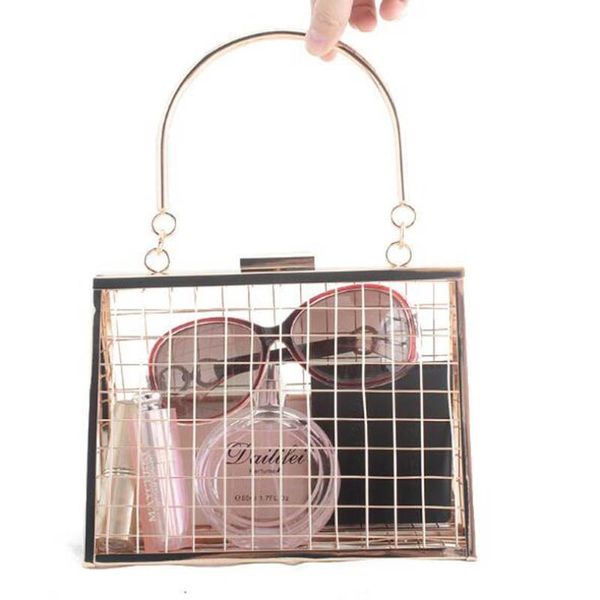 lixun hollow metal cages women party day clutch evening shoulder bag ladies handbag wedding bags purse unique fashion design
lixun hollow metal cages women party day clutch evening shoulder bag ladies handbag wedding bags purse unique fashion design