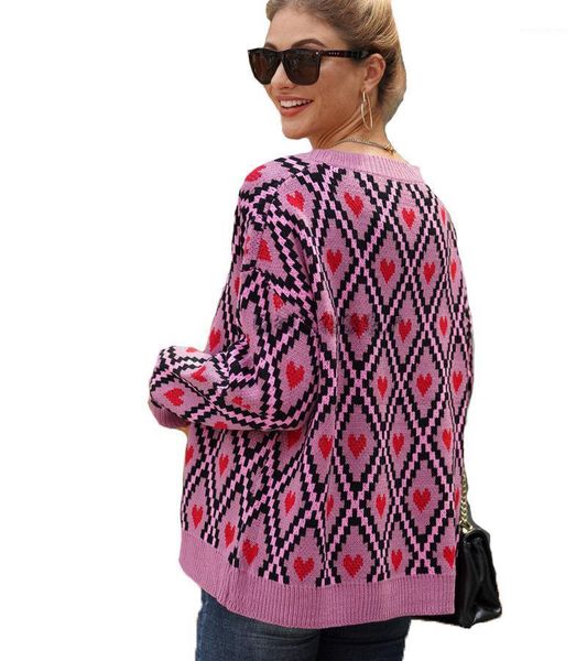 women's knits & tees heart print ladies knitted cardigan female casual single breasted jumper autumn winter v-neck oversized women swea, White
women's knits & tees heart print ladies knitted cardigan female casual single breasted jumper autumn winter v-neck oversized women swea, White