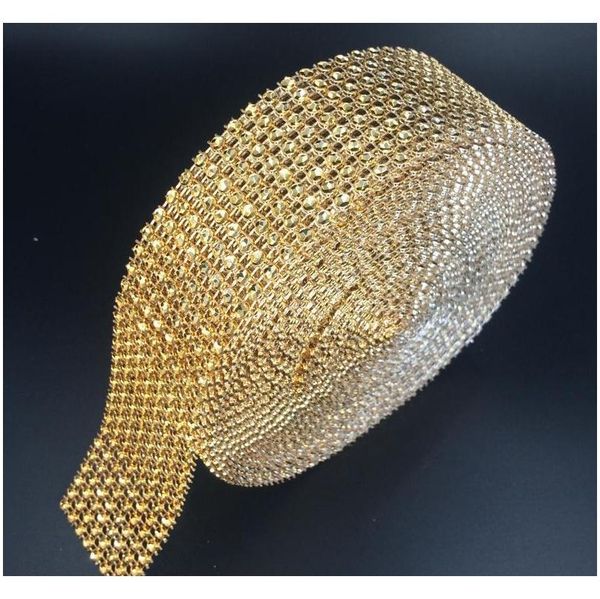 1 .5 "x10 yards wedding wrap mesh bling ribbon home table party decorations rhinestone crystal gold diamond mesh diy type fusg4
1 .5 "x10 yards wedding wrap mesh bling ribbon home table party decorations rhinestone crystal gold diamond mesh diy type fusg4
