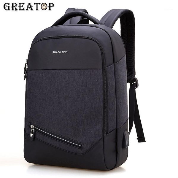 backpack greamen bookbag casual usb style waterproof backpacks multi-pockets function male for business travel y00591
backpack greamen bookbag casual usb style waterproof backpacks multi-pockets function male for business travel y00591