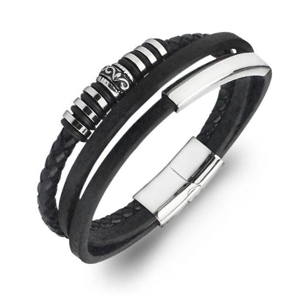 charm bracelets bohemian stainless steel flower pattern bracelet for women men multi layers leather hip hop jewelry accessories 2021, Golden;silver
charm bracelets bohemian stainless steel flower pattern bracelet for women men multi layers leather hip hop jewelry accessories 2021, Golden;silver