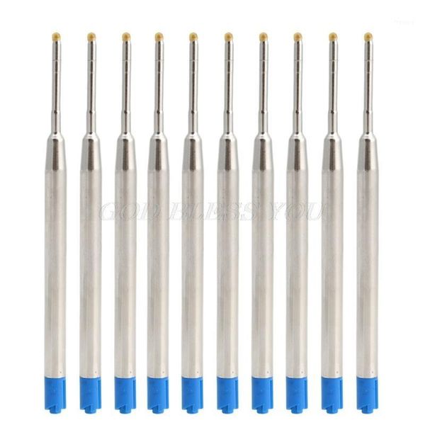 10pcs universal standard style blue/black ink 1mm medium nib ball point pen refills drop shipping1, Black;red
10pcs universal standard style blue/black ink 1mm medium nib ball point pen refills drop shipping1, Black;red