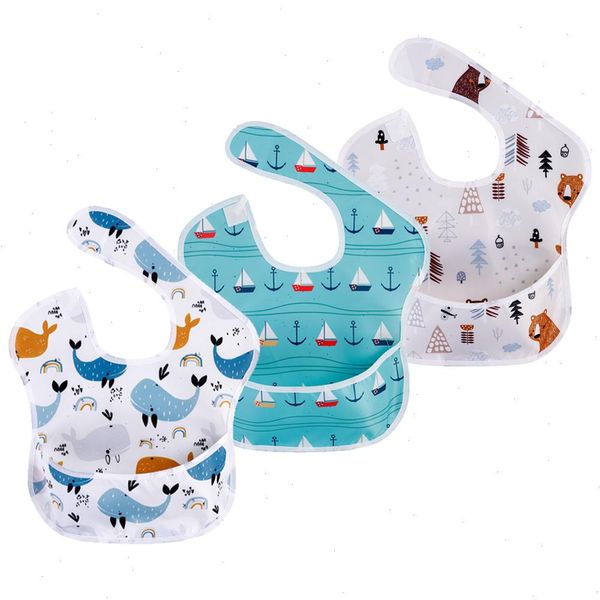 waterproof baby bibs 100% polyester tpu coating feeding cloth washable jninth with food catcher for babies towel
waterproof baby bibs 100% polyester tpu coating feeding cloth washable jninth with food catcher for babies towel