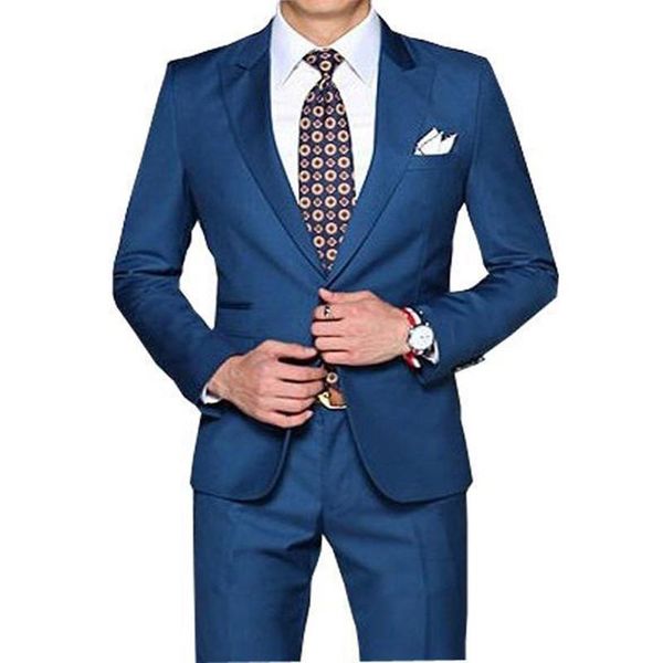men's suits & blazers arrival straight blue men tuxedos peaked lapel wedding suit for 2 pieces slim fit jacket+pants, White;black
men's suits & blazers arrival straight blue men tuxedos peaked lapel wedding suit for 2 pieces slim fit jacket+pants, White;black